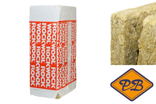 Afbeelding van Rocksono BASE PLUS binnenwand- en plafond steenwol bouwplaat 120x60cm