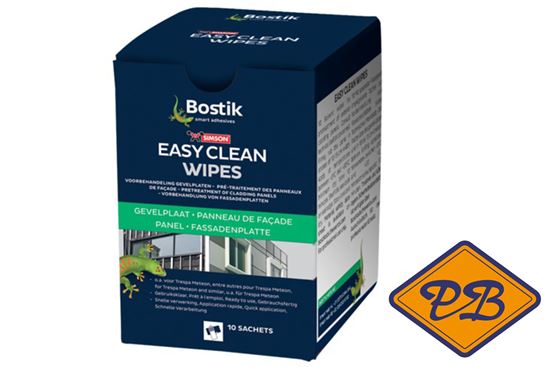 Afbeelding van Bostik easy clean wipes (per doos=10stuks)