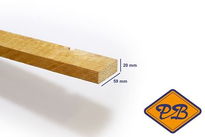 Afbeeldingen van vurenhout klasse C geëgaliseerde latten 20x59mm