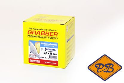 Afbeeldingen van GRABBER gipsplaat snelbouwschroef voor houten achterconstructie 3.9x25mm (per doos=1000stuks)