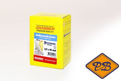 Afbeeldingen van GRABBER gipsplaat snelbouwschroef voor houten achterconstructie 3.9x45mm (per doos=200stuks)