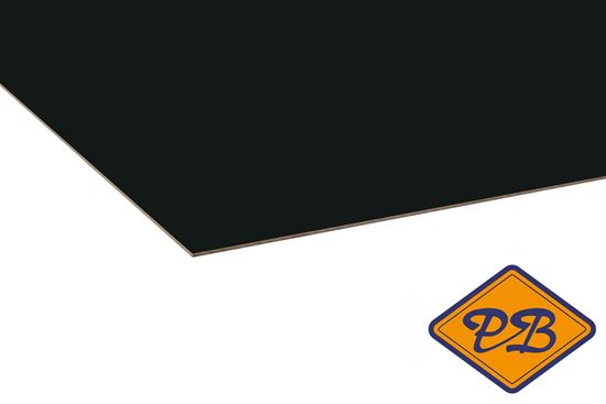 Afbeelding van kronospan hpl plaat hoogglans zwart 0,8mmx305x132cm (kleurnummer: 0190 MG)
