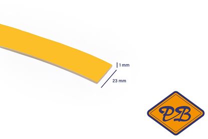 Afbeeldingen van ABS kantenband 1x23mm voor Kronospan geplastificeerd spaanplaat zonneschijn kleurnummer: 0134 BS (per rol=25mtr)