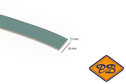 Afbeeldingen van ABS kantenband 1x23mm voor Kronospan geplastificeerd spaanplaat schemerblauw kleurnummer K097 SU (per rol=25mtr)