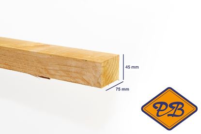 Afbeeldingen van douglas ligger fijnbezaagd 45x75mm