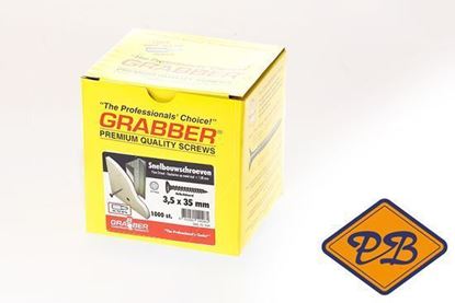 Afbeeldingen van GRABBER gipsplaat snelbouwschroef voor metalen achterconstructie 3.5x35mm (per doos=1000stuks)