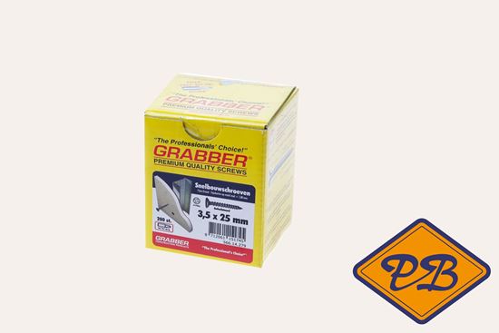 Afbeelding van GRABBER gipsplaat snelbouwschroef voor metalen achterconstructie 3.5x25mm (per doos=200stuks)