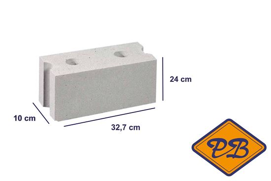 Afbeelding van Kalkzandsteen metselblok CS 12 10x24x32,7cm