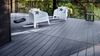 Afbeelding van UPM houtcomposiet terrasdeel hol profi 150 met dubbelzijdig profiel hemelnacht zwart 28x150mm
