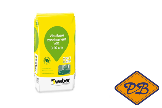 Afbeelding van Weberfloor professional vloeibaar zandcementmortel (per zak=25kg)