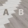 Afbeelding van HB Composite aqua SPC vinyl click visgraat wand- en vloer strook SUPERIOR Oak Paradise 4,5mmx15x75cm (per pak van 8 stuks A + 8 stuks B =1,80m²)
