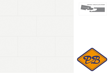 Afbeeldingen van HDM vinyluxe SPC click color landhuisdeel mat wit 4mmx22,8x122cm (per pak van 8 stuks=2,23m²)