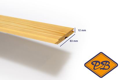 Afbeeldingen van grenen sponningschroot 12x83mm (pak per 10 stuks)