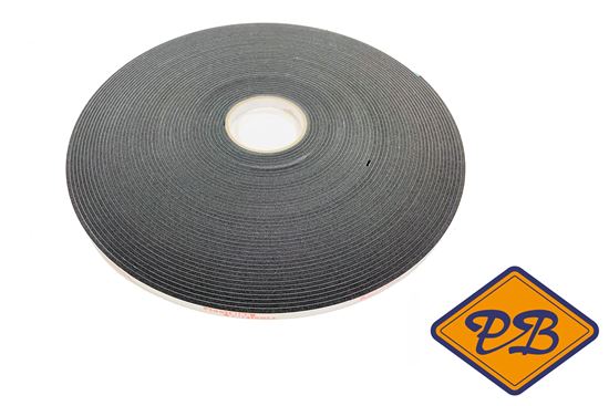 Afbeelding van Plastiflex-NT kleefband antraciet (per rol=33mtr)