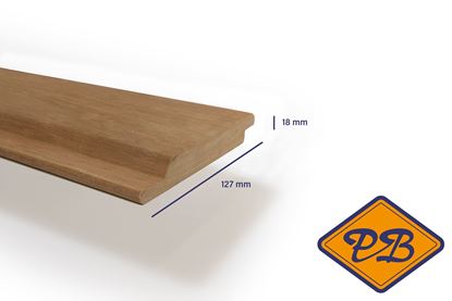 Afbeeldingen van meranti halfhouts rabat 18x127mm