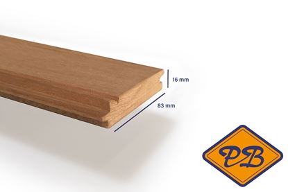 Afbeeldingen van meranti kraaldeel 16x83mm