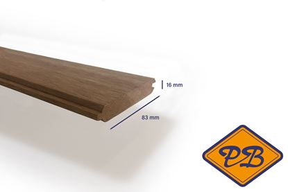 Afbeeldingen van meranti vellingdeel 16x83mm