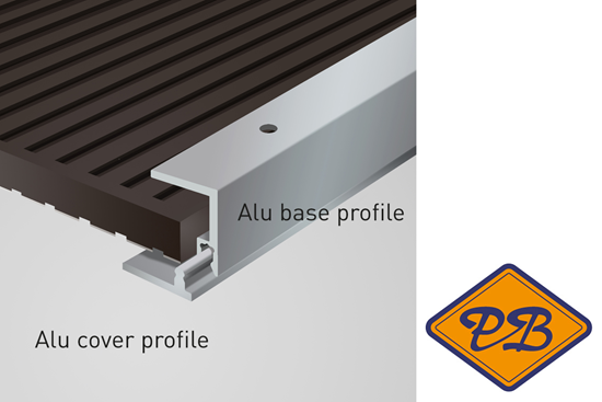 Afbeelding van HDM aluminium afdekprofiel voor avanti akoestiek lang 250cm