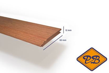 Afbeeldingen van meranti kraaldeel 12x83mm
