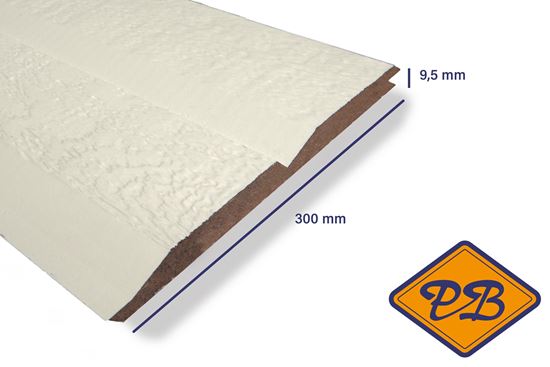 Afbeelding van woodritch eucalyptus hardhouten dubbel rabatdeel perth 0006 winterwit 9,5x300mm