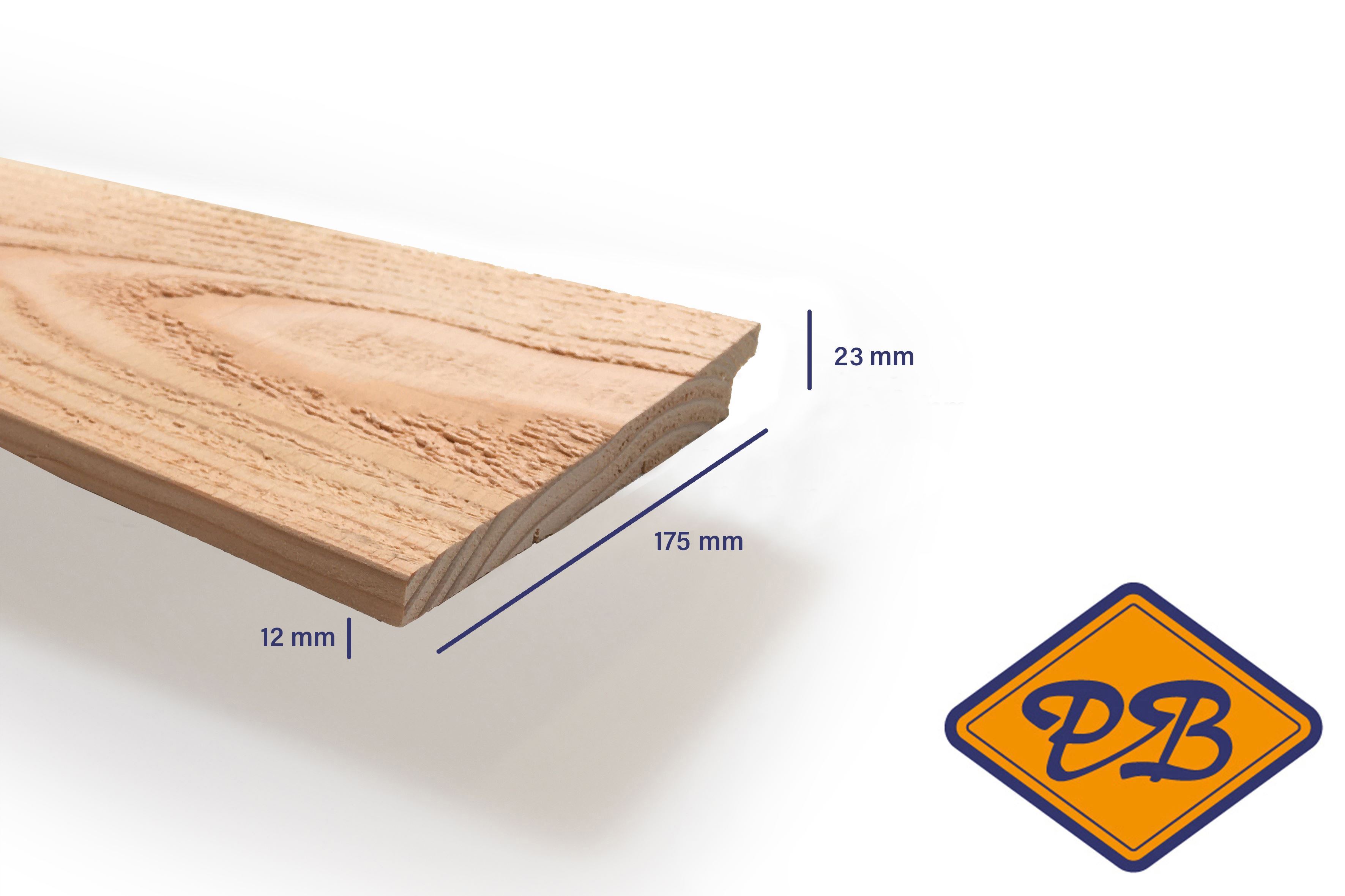 douglas Zweeds rabat fijnbezaagd 23x175mm •