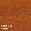 Afbeelding van Cape Cod® verduurzaamd Lodgepole pine 1-delig Quickcorner zwart fijnbezaagd 25x80x80mm