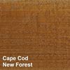 Afbeelding van Cape Cod® verduurzaamd Lodgepole pine 1-delig Quickcorner zwart fijnbezaagd 32x130x130mm
