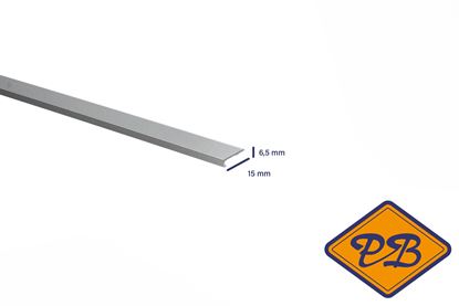 Afbeeldingen van Masters 278 zelfklevende aluminium hoekstrip zilver 6,5x15mm lengte 270cm