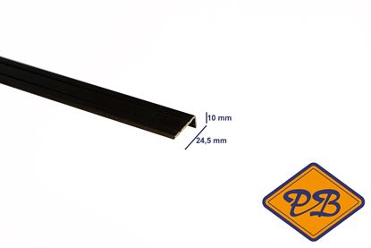 Afbeeldingen van Masters 160 zelfklevende aluminium hoekstrip brons 10 x 24,5mm lengte 300cm