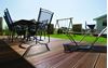 Afbeelding van FelixWood bangkirai basic terrasplank met dubbelzijdig profiel 21x145mm