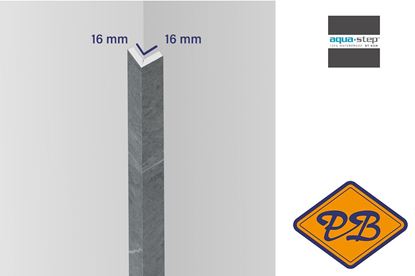 Afbeeldingen van HDM aqua step SPC vouwlijst Hawick 16x16mmx240cm