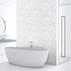 Afbeelding van HDM aqua step SPC click 'N screw wandpaneel decor digitale print white marble  4,5mm XL