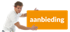 Sticker aanbiedingen met bord