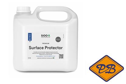 Afbeeldingen van Sioo:x premium surface protection silver grijs voor radiata-pine vulcan schroot victor stap 2 van 2 (per jerrycan=5ltr)