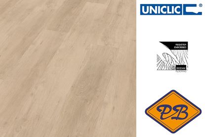 Afbeeldingen van Bodiax pvc hydro-core uniclic Ivar landhuisdeel 486 licht eiken 6mmx22x122cm (per pak van 8 stuks =2,147m²)