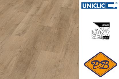 Afbeeldingen van Bodiax pvc hydro-core uniclic ivar landhuisdeel 487 naturel eiken 6mmx22x122cm (per pak van 8 stuks=2,147m²)