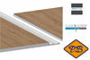 Afbeelding van HDM outdoor® SPC enkelzijdig massief click 'N screw gevelpanelen sebastian oak light 6mm