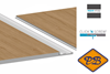 Afbeelding van HDM outdoor® SPC enkelzijdig massief click 'N screw gevelpanelen oak honey 6mm