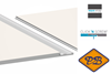 Afbeelding van HDM outdoor® SPC enkelzijdig massief click 'N screw gevelpanelen RAL *9010 uni pure white ultra mat 6mm