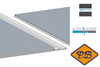 Afbeelding van HDM outdoor® SPC enkelzijdig massief click 'N screw gevelpanelen *RAL 7040 uni light grey ultra mat 6mm