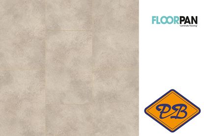 Afbeeldingen van Floorpan Stonex V4 FT004 click tegel laminaat XXL beige beton 10mmx40,2x120,6cm (per pak van 5 stuks=2,42m²)