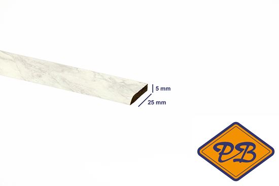 Afbeelding van Floorpan vuren deklijst 5x24mmx240cm FT006 bianco carrara marmer
