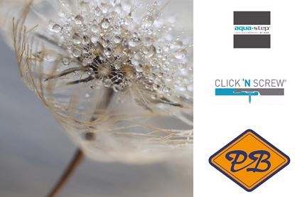 Afbeeldingen van HDM aqua step SPC click 'N screw wandpaneel visuals digitale print delicate dry grass branch 4,5mm XL