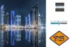 Afbeelding van HDM aqua step SPC click 'N screw wandpaneel visuals digitale print Dubai marina by night 4,5mm XL
