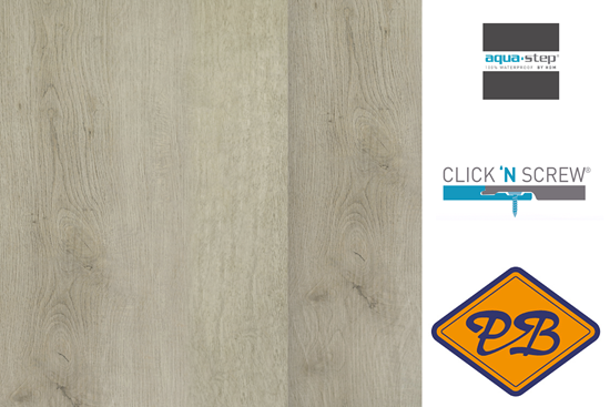 Afbeelding van HDM aqua step SPC click 'N screw LUXURY wandpaneel Leeds XL 4,5mm