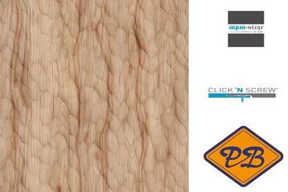 Afbeeldingen van HDM aqua step SPC click 'N screw wandpaneel decor digitale print processed oak 4,5mm XL