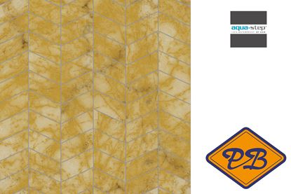 Afbeeldingen van HDM aqua step SPC click 'N screw wandpaneel decor digitale print oak wood hexagon 4,5mm XL