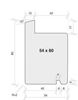 Afbeelding van hardhout raamprofiel gevingerlast/gegrond ROX 54x78mm