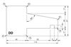 Afbeelding van meranti hardhout kozijnprofiel tussendorpel / kalf model DD 67x114mm