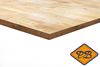 Afbeelding van rubberwood massief gevingerlast-/ verlijmd meubelplaat 122x244cm